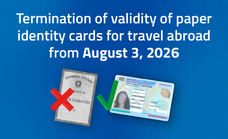 Beginning August 3rd, 2026, paper identity cards are no longer valid for travel abroad.